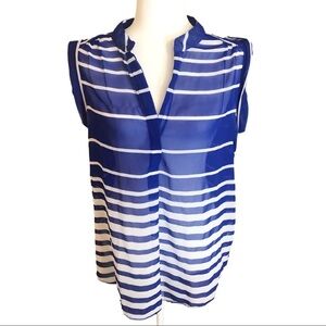 Antilia femme striped blouse M